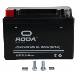ACUMULADOR SELLADO SMF (YTX9-BS) RODA 12V 8A