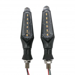 DIRECCIONAL DELANTERA/TRASERA A03 AMBAR LED SET 12V
