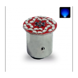 FOCO DE STOP CON 36 HIPERLED PLANO EN FORMA DE ESTRELLA ROJO