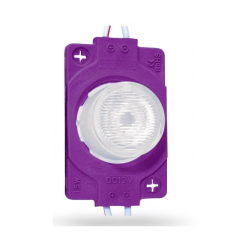 TIRA DE MODULO LED TIPO SOMBRERO 1 LUZ (MORADO)